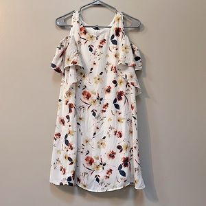 White floral dress